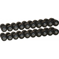 гантельный ряд profi-fit professional 27,5 кг - 50 кг (10 пар), шаг 2,5 кг