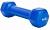 гантель обрезиненная 1 кг bradex sf 0160 синий