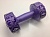 гантель виниловая 1,5 кг euro classic фиолетовый