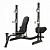 скамья со стойками tunturi pure olympic bench