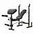 скамья со стойками tunturi pure compact bench